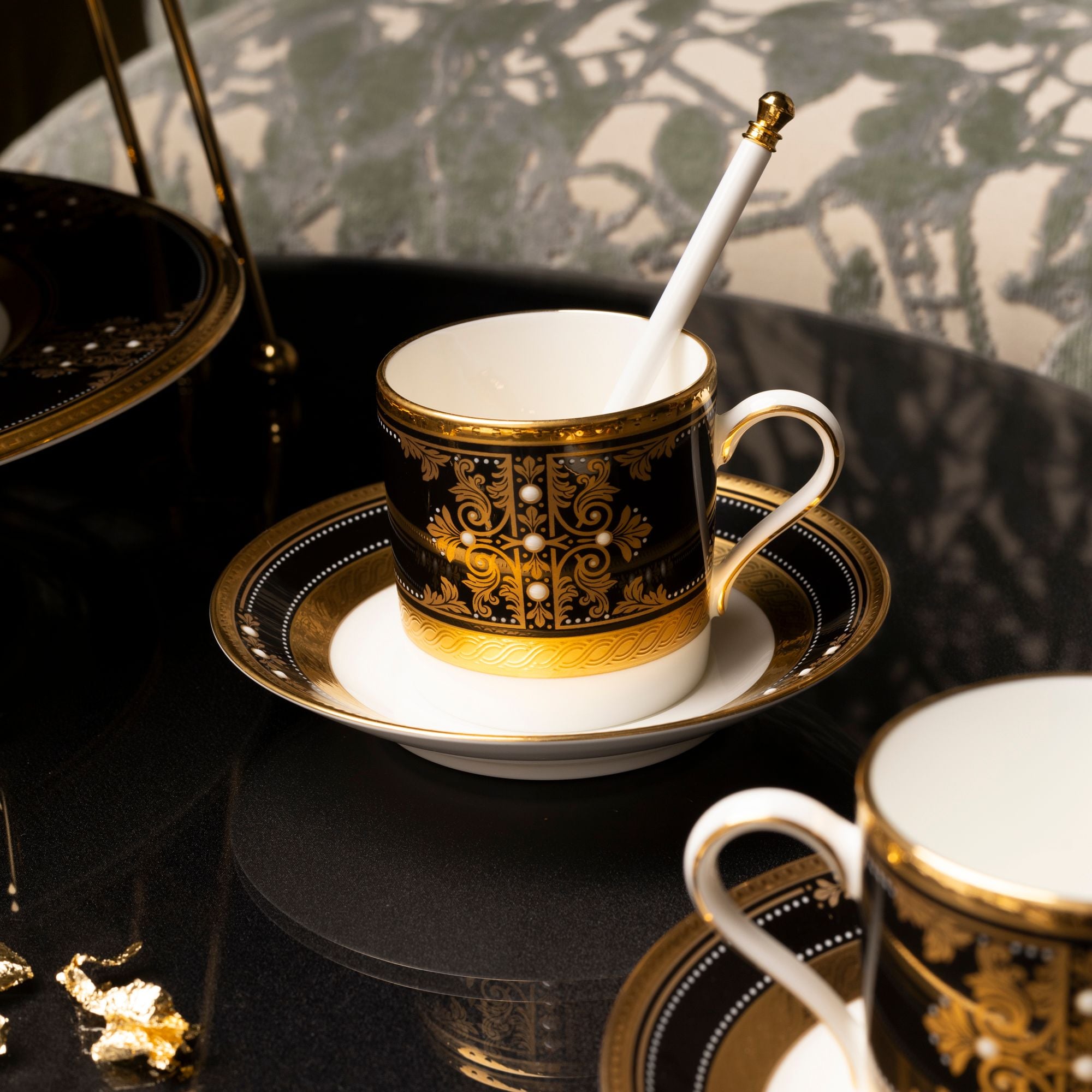  Bộ ấm chén trà nhỏ (ấm 880ml, chén 125ml) 13 món sứ xương Nhật Bản | Evening Majesty 4818J - T014S 