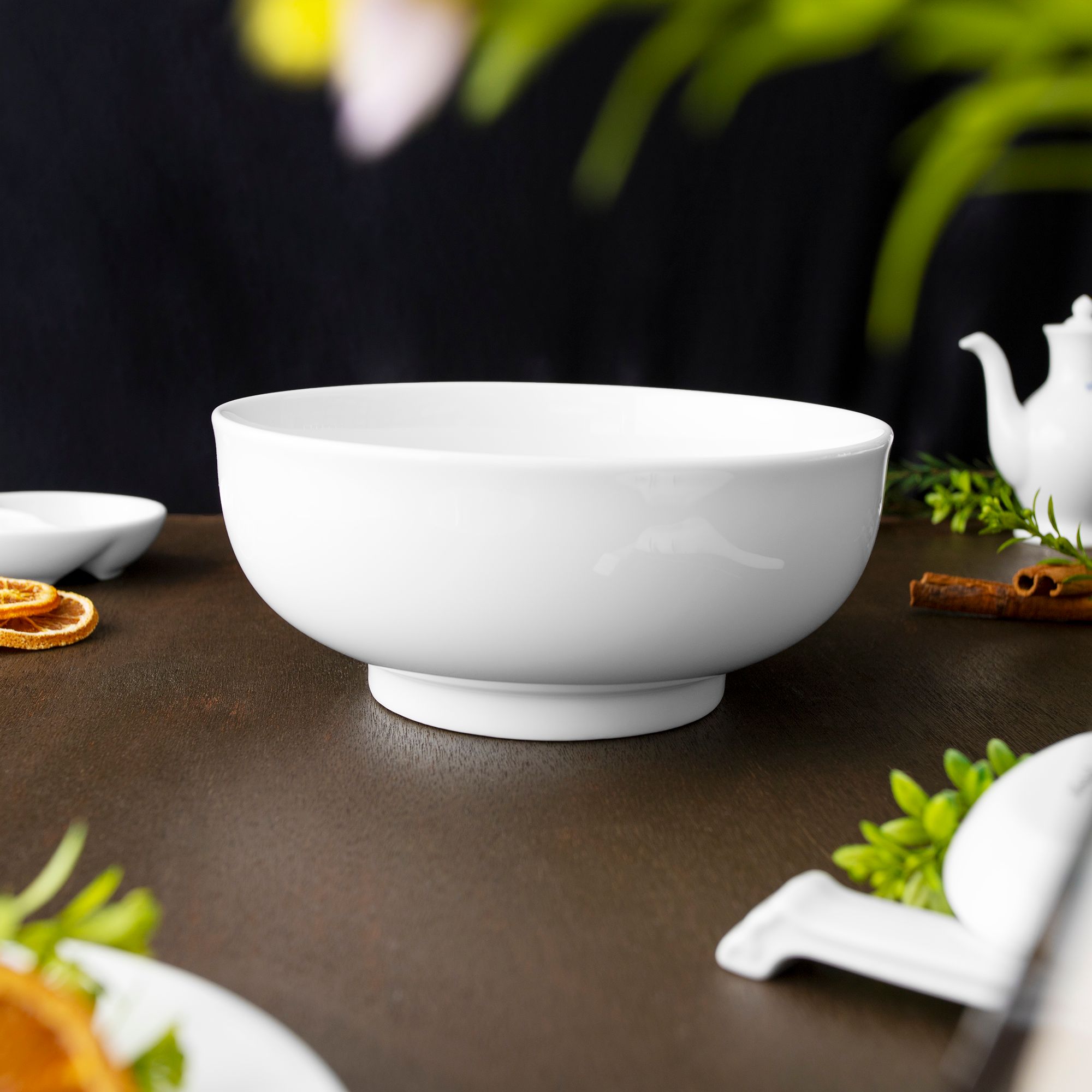  Bát mỳ (tô mỳ) đường kính 18,6cm dung tích 1.220ml sứ trắng | Art Stage 4257L - 91894 