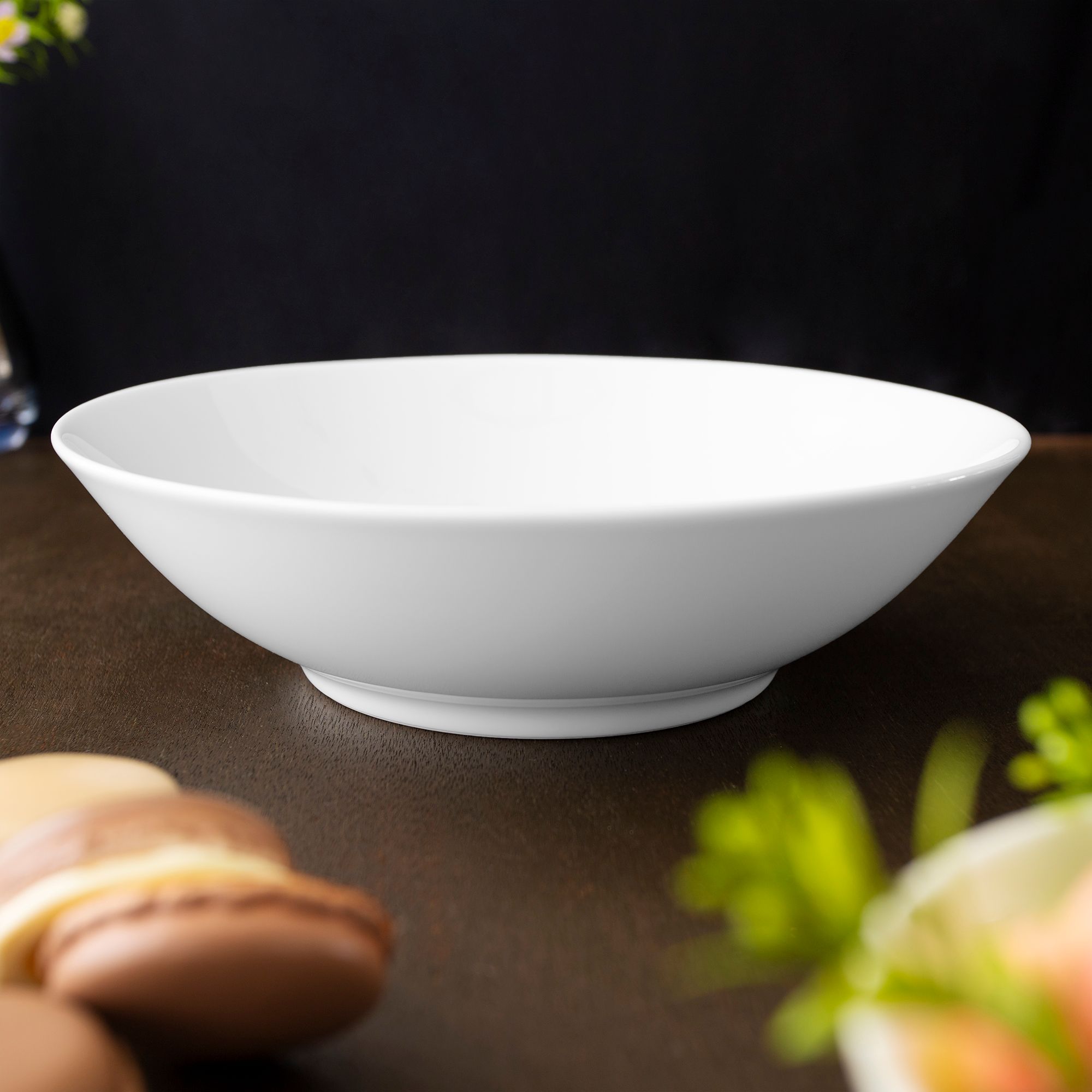  Bát canh (tô canh) dáng loe 21,1cm dung tích 1.000ml sứ trắng | Art Stage 3-336L - 91909 