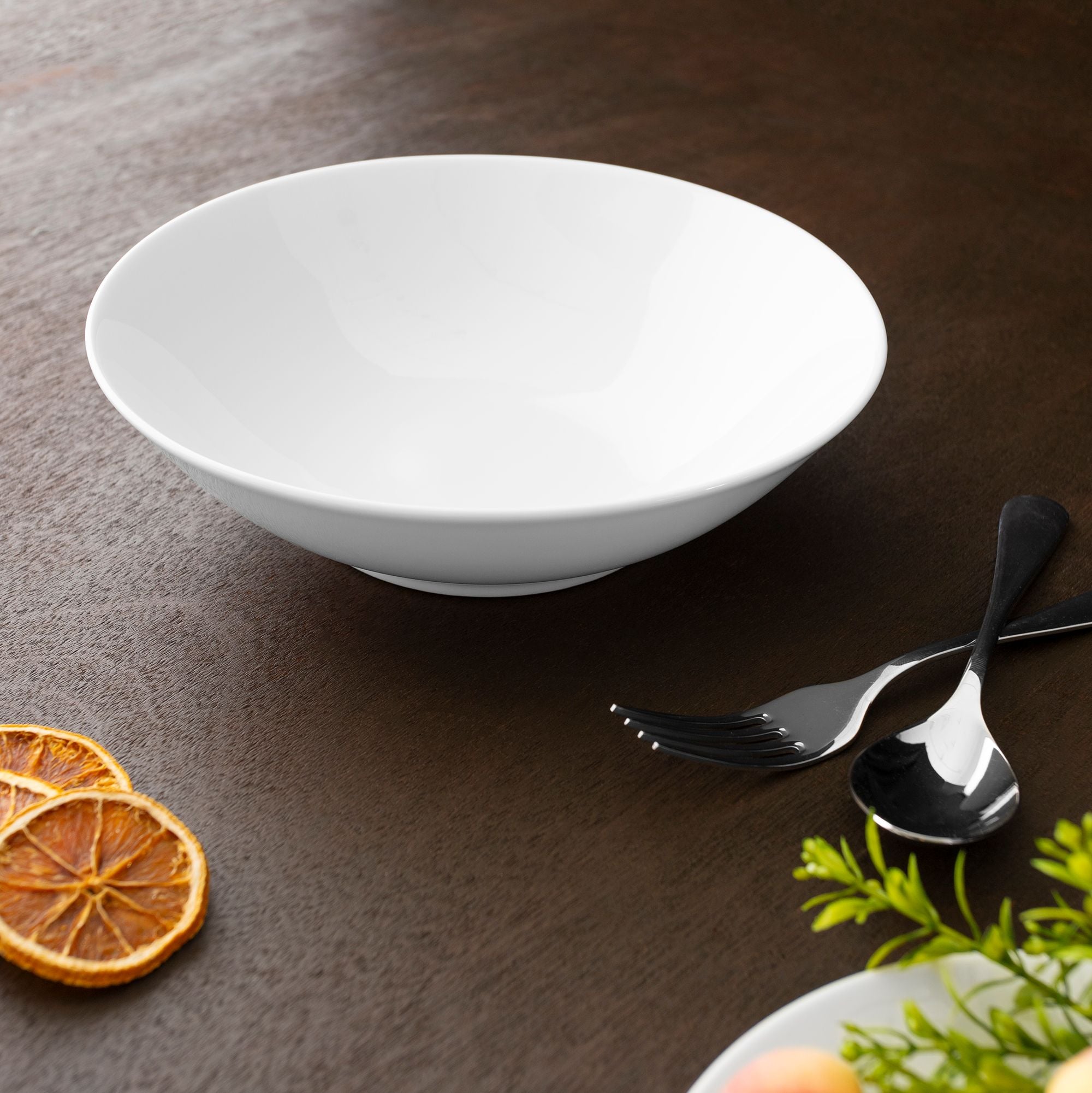  Bát canh (tô canh) dáng loe 21,1cm dung tích 1.000ml sứ trắng | Art Stage 3-336L - 91909 