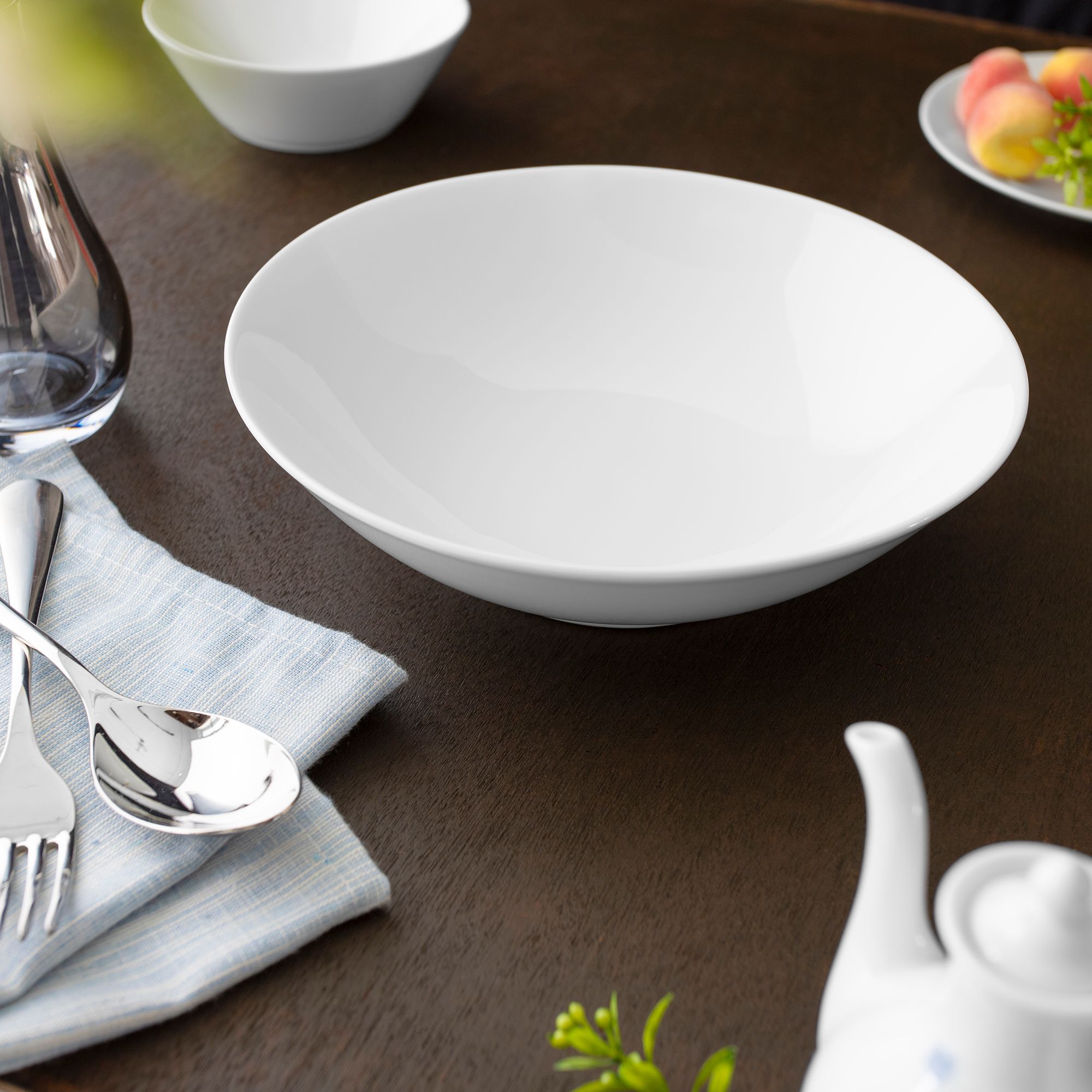  Bát canh (tô canh) dáng loe 21,1cm dung tích 1.000ml sứ trắng | Art Stage 3-336L - 91909 