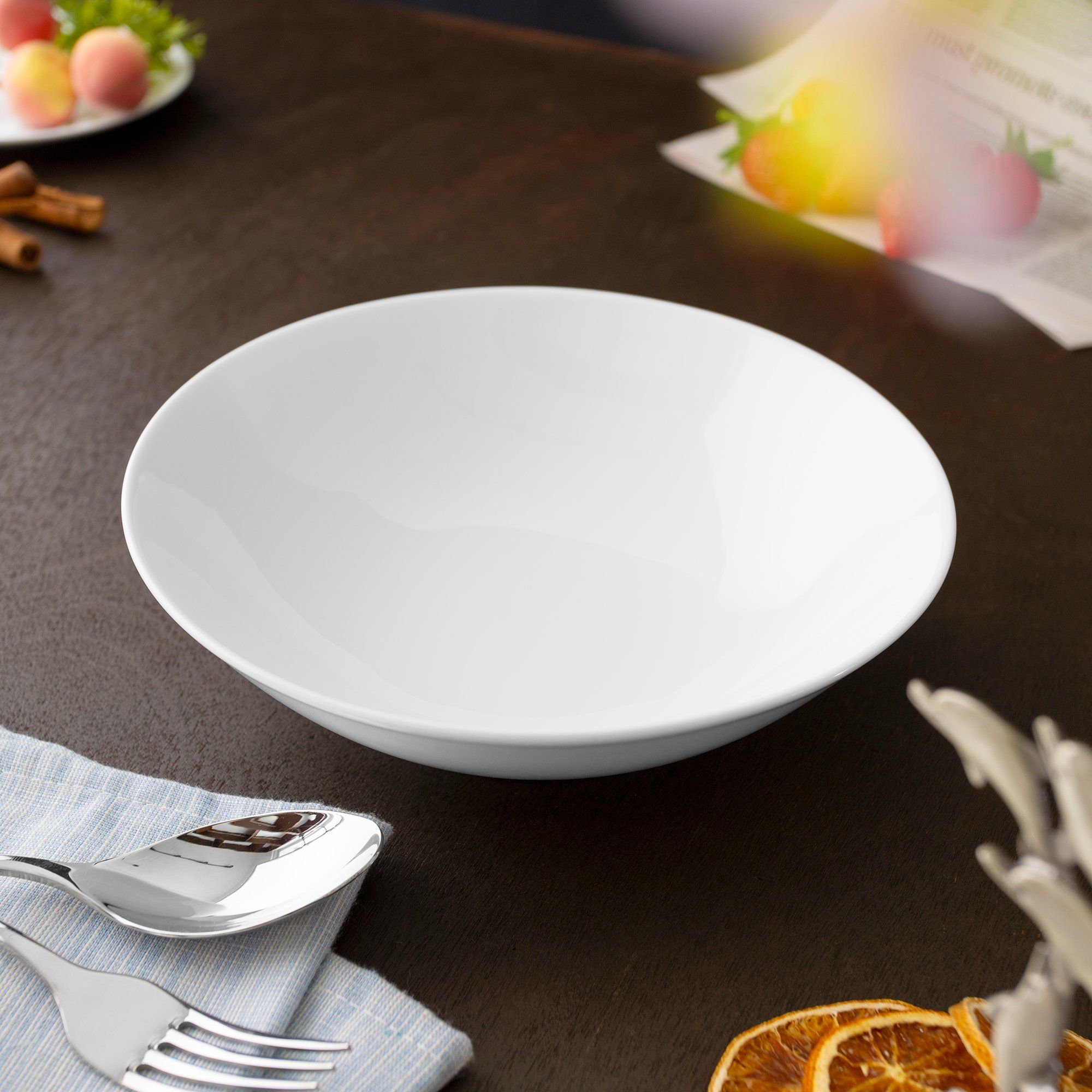  Bát canh (tô canh) dáng loe 21,1cm dung tích 1.000ml sứ trắng | Art Stage 3-336L - 91909 