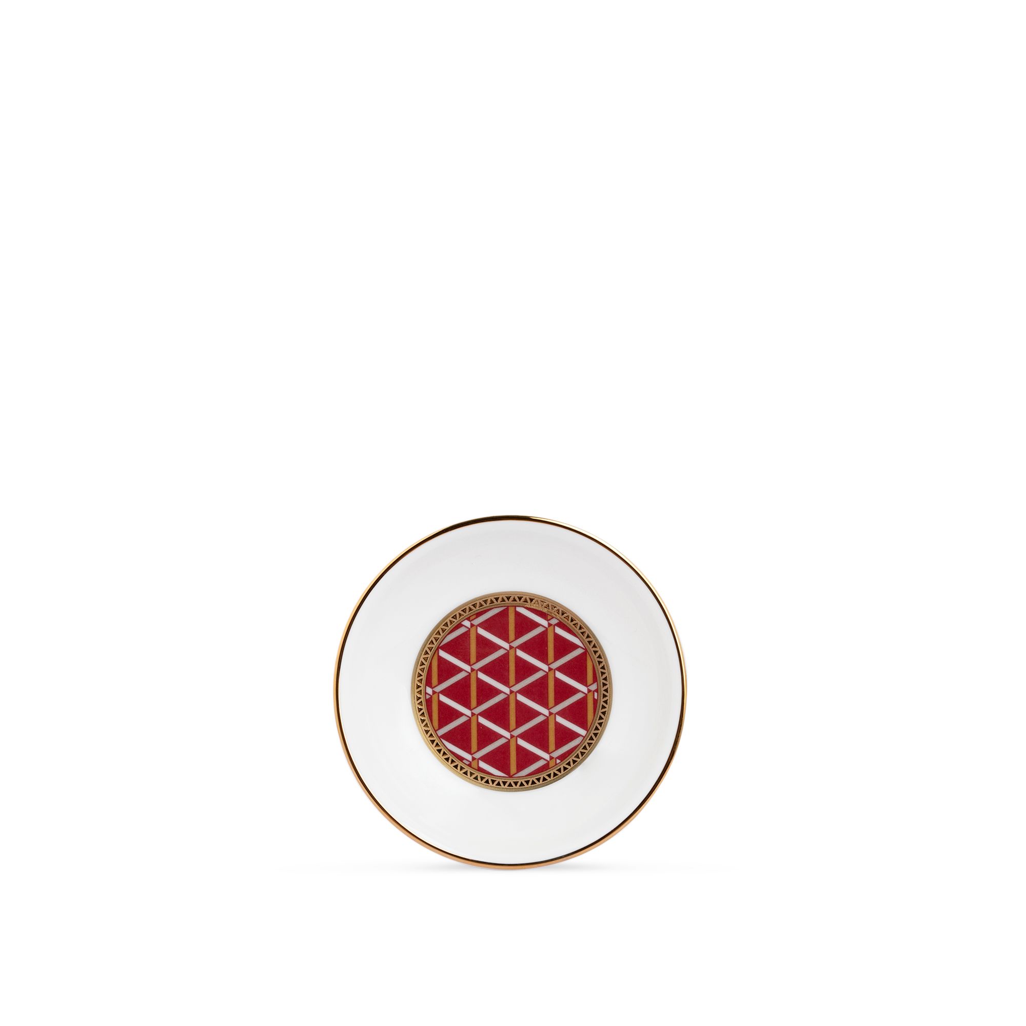  Đĩa tròn 9,7cm đựng nước chấm, gia vị sứ xương | Crochet 4966L - 59714A 