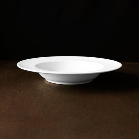  Đĩa sâu lòng 24,4cm dung tích 380ml sứ trắng | Art Stage 1609L - 91177 