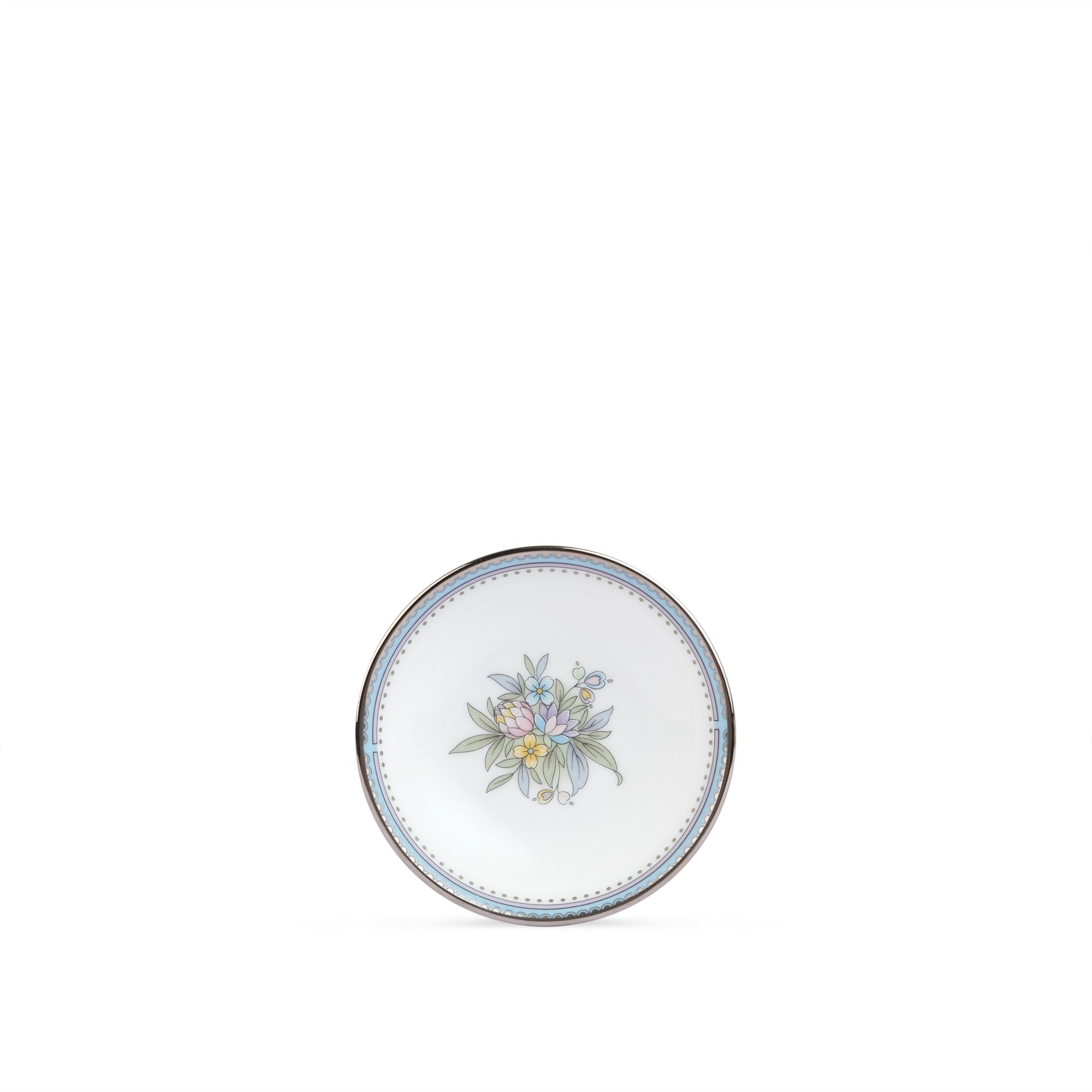  Đĩa tròn 9,7cm đựng nước chấm, gia vị sứ xương | Jardin Fleuri 4910L - 59714A 