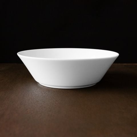 Bát canh (tô canh) tròn 22,2cm dung tích 1.400ml sứ trắng | Art Stage 3-336L - 91008 