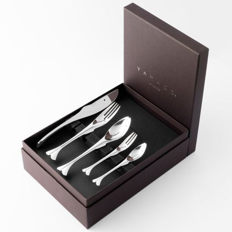  Bộ dao muỗng nĩa (dao thìa dĩa) 25 món hình cá dành cho 5 người | Yamazaki Gone Fishin YOGS - 25 