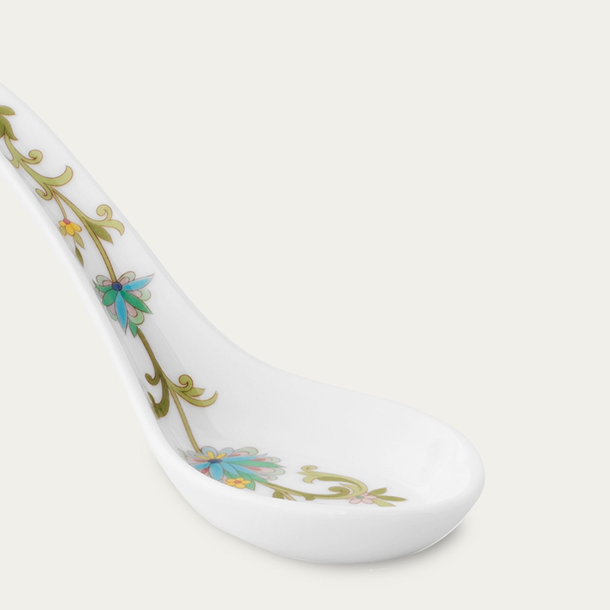  Thìa sứ (muỗng sứ) dài 13,3cm sứ xương Nhật Bản | Yoshino 9983J - 50130 