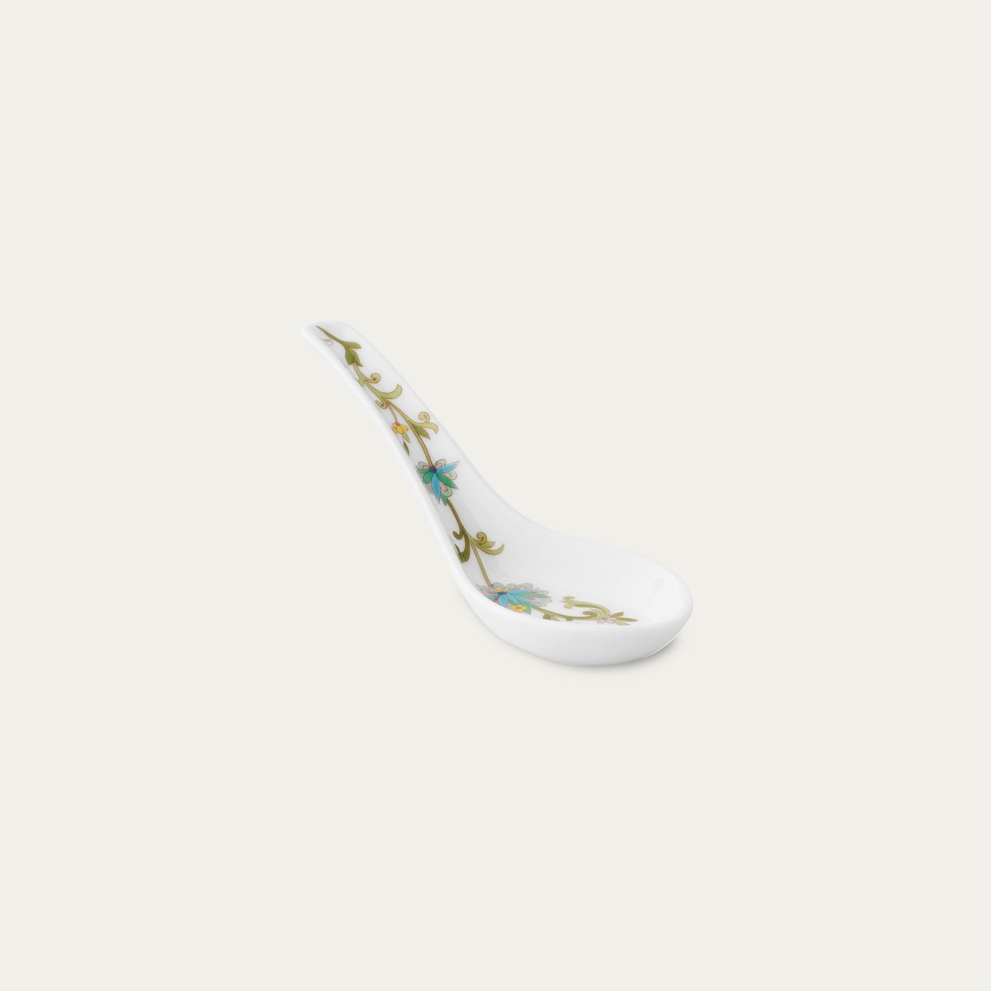  Thìa sứ (muỗng sứ) dài 13,3cm sứ xương Nhật Bản | Yoshino 9983J - 50130 