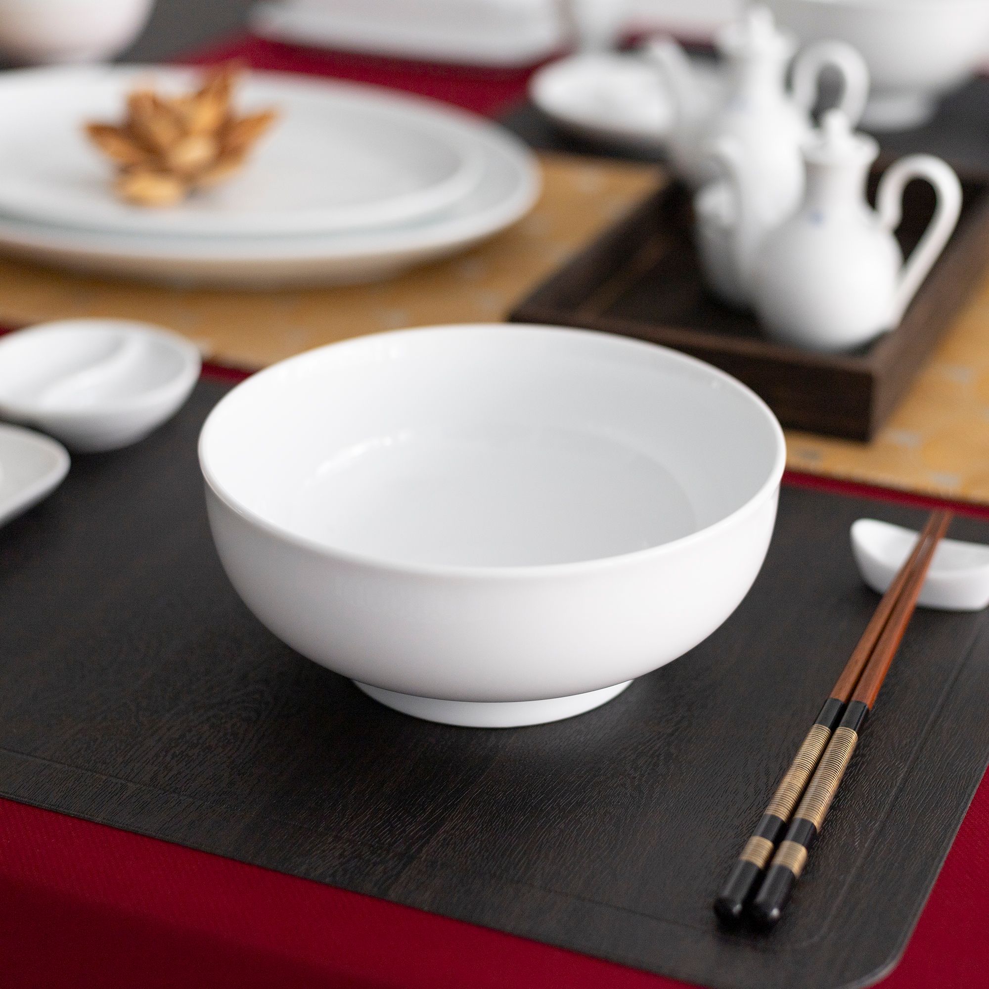  Bát mỳ (tô mỳ) đường kính 18,6cm dung tích 1.220ml sứ trắng | Art Stage 4257L - 91894 