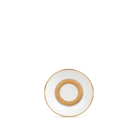  Đĩa tròn 9,7cm đựng nước chấm, gia vị sứ xương | Odessa Gold 4874L - 59714A 