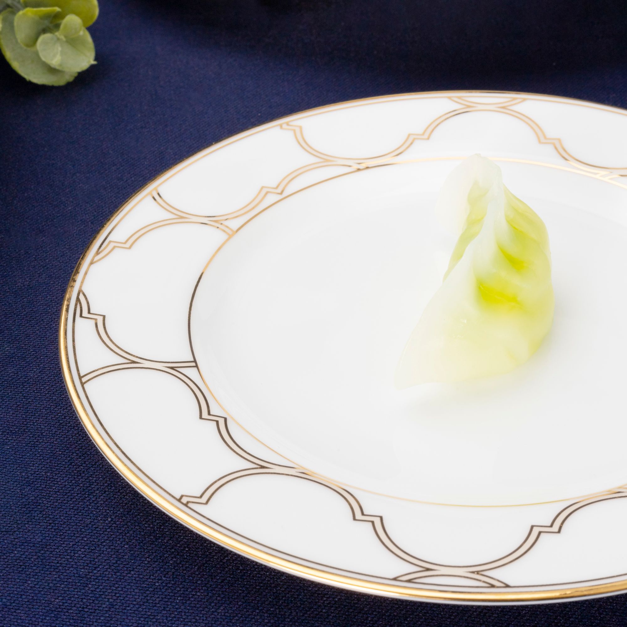  Bộ bát đĩa ăn Châu Á cơ bản 22 món sứ trắng | Eternal Palace Gold 1728L 