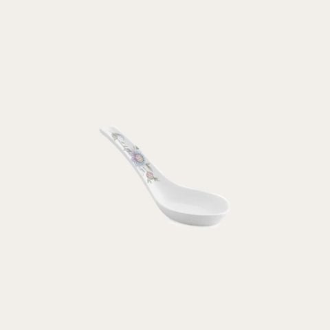  Thìa sứ (muỗng sứ) dài 14,2cm sứ xương | Jardin Fleuri 4910L - 97366 