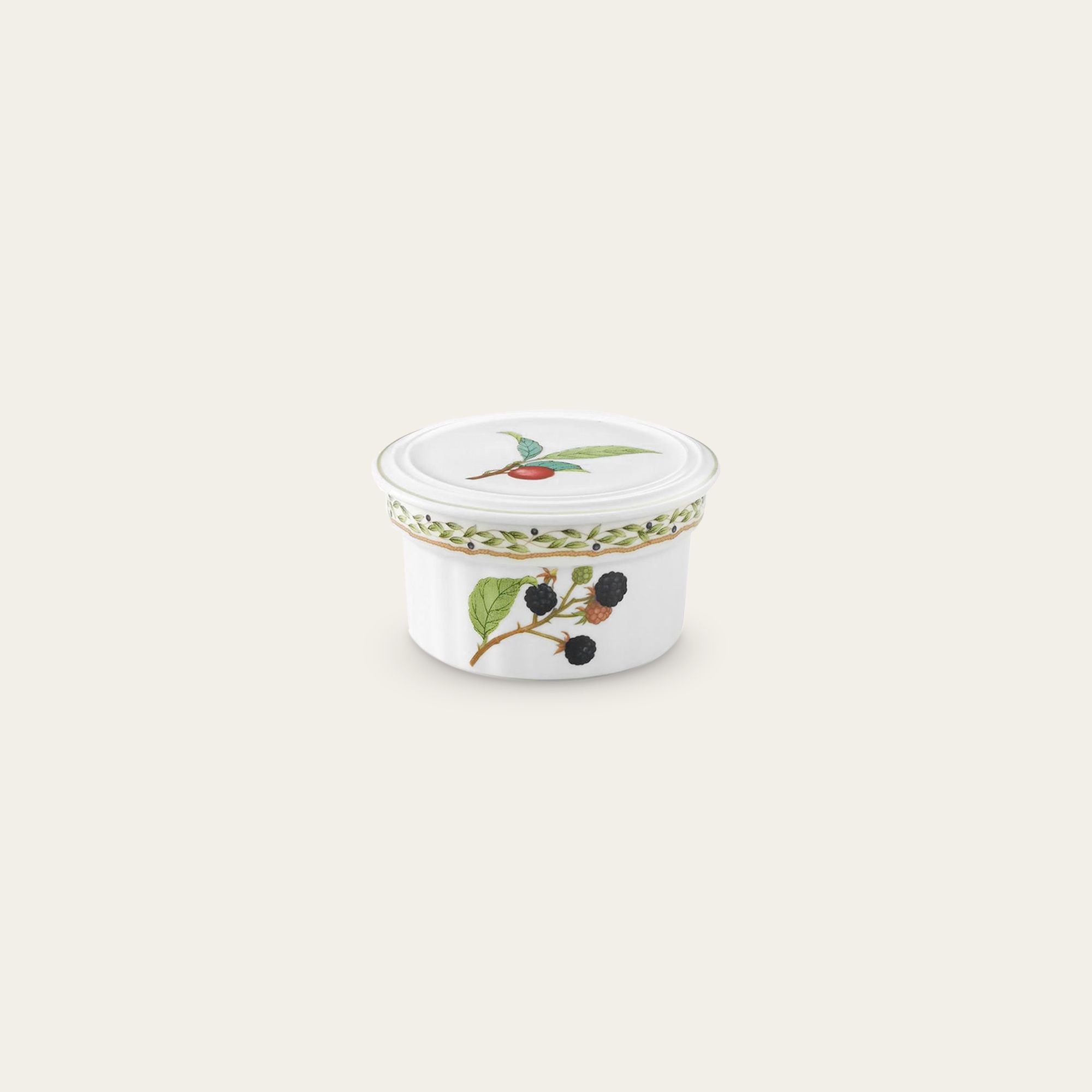  Khuôn ramekin có nắp đậy đường kính 9cm sứ xương | Orchard Garden 9350L - 95350 