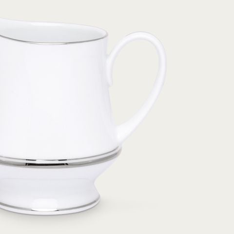  Bình (hũ) đựng sữa dung tích 260ml sứ trắng | Galaxy L554L - 91128 