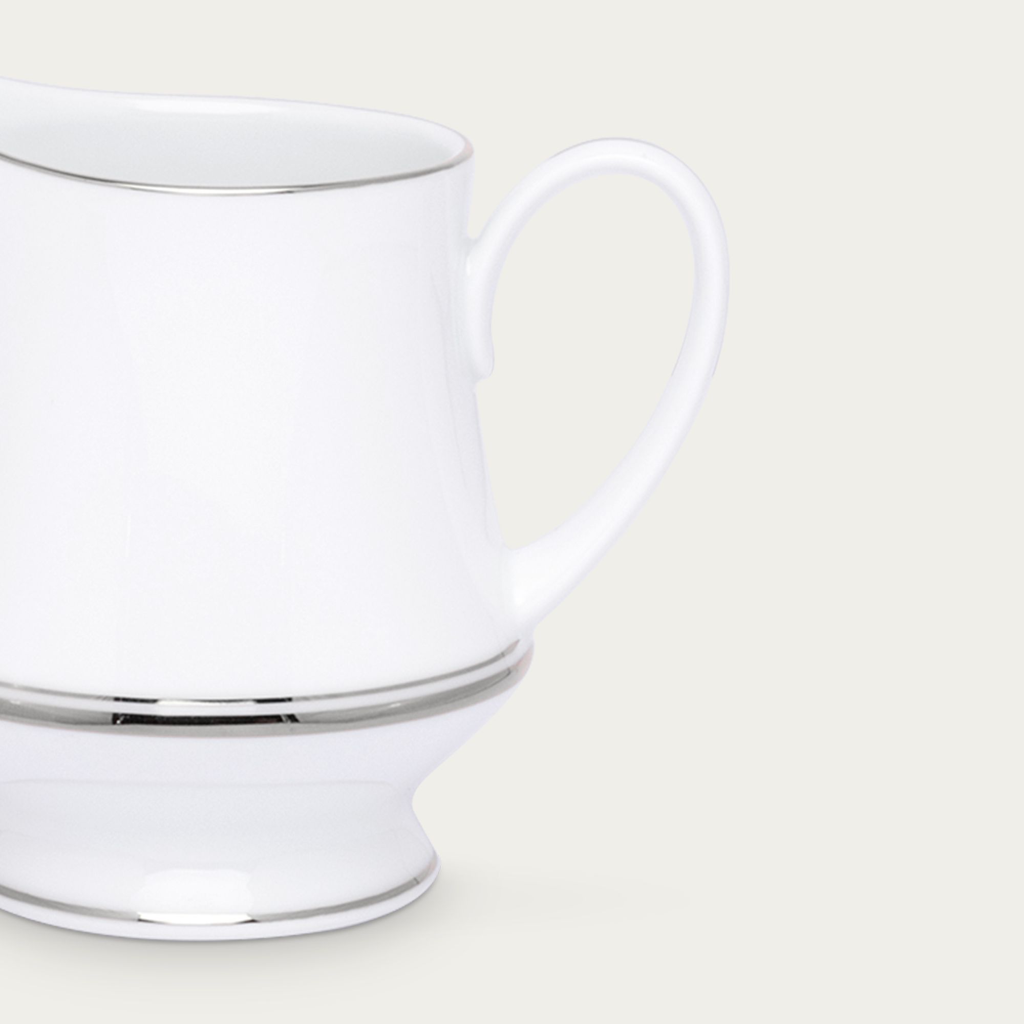  Bình (hũ) đựng sữa dung tích 260ml sứ trắng | Galaxy L554L - 91128 