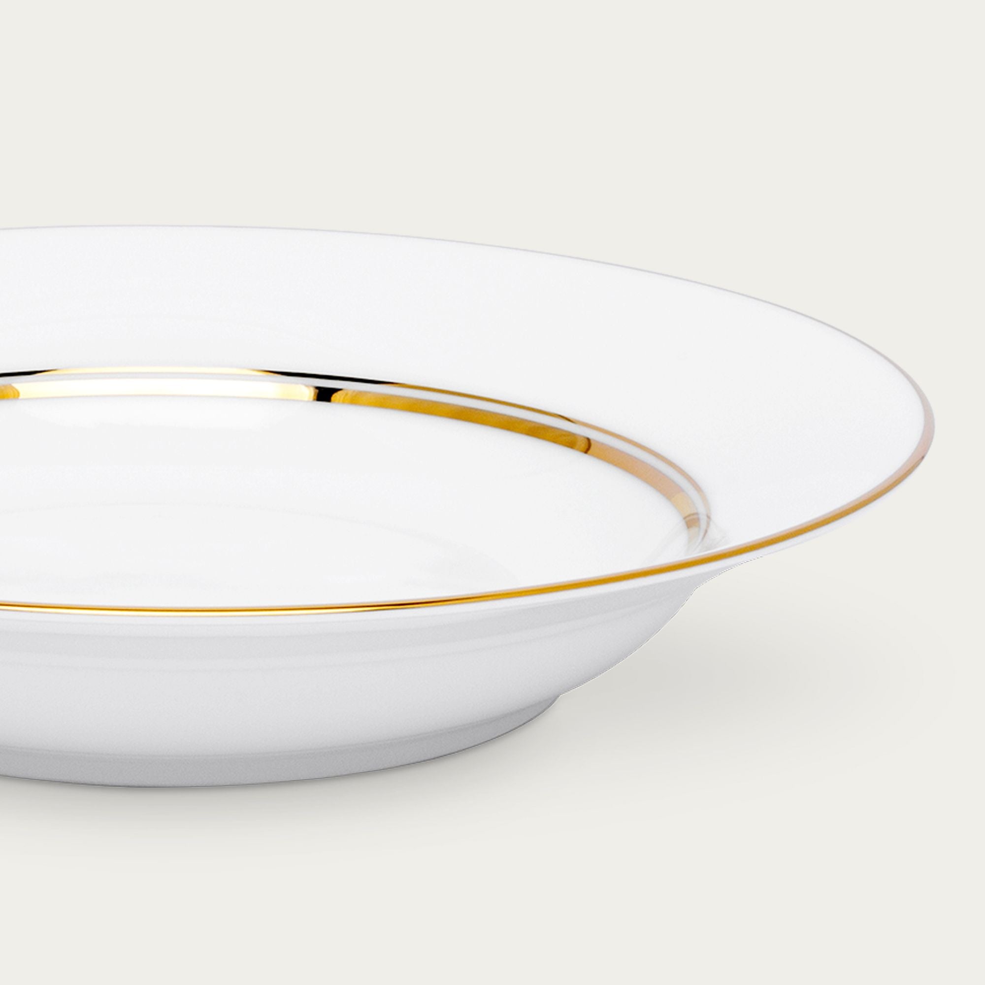  Đĩa sâu lòng 22,6cm dung tích 300ml sứ trắng | Gloria L553L - 91398 