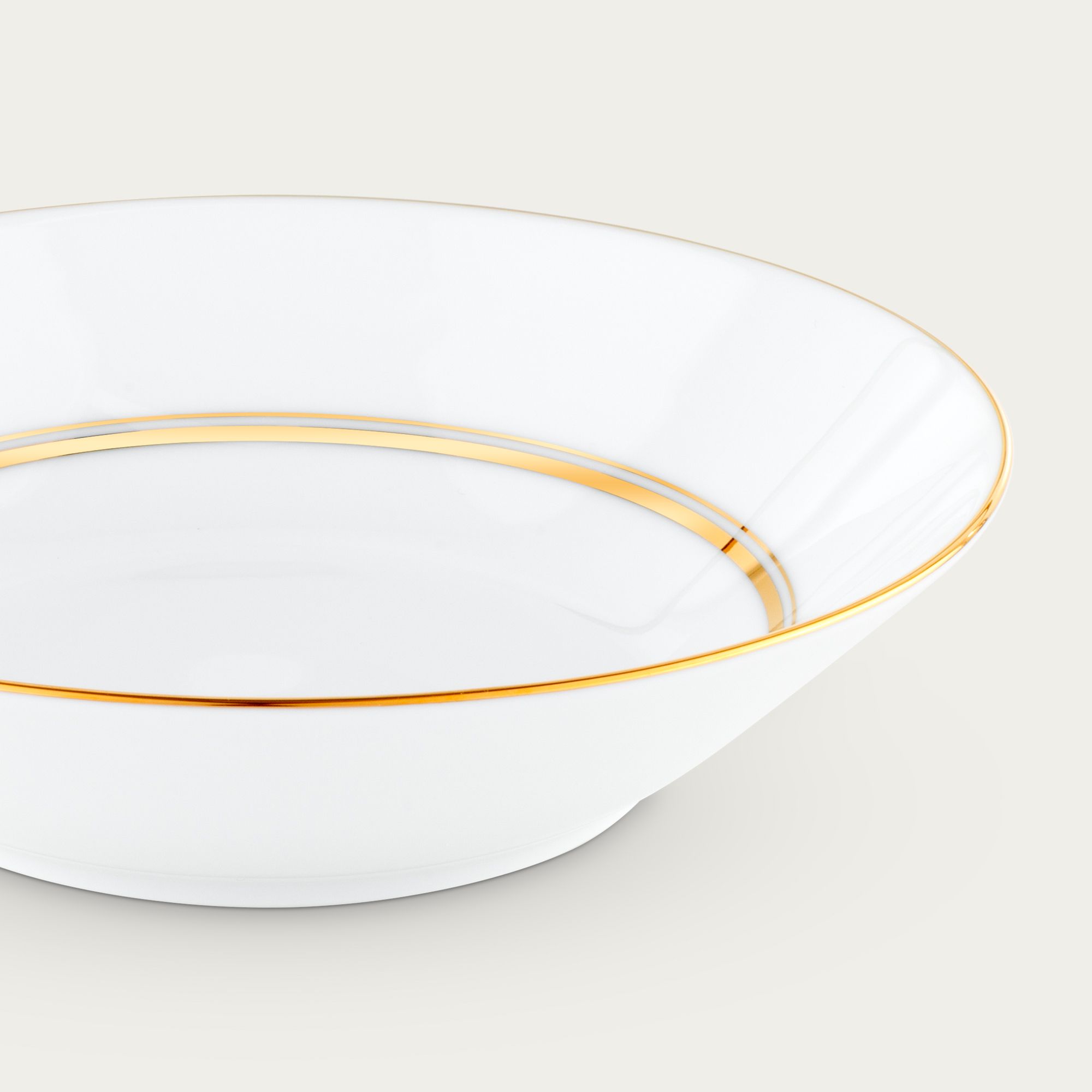  Bát (tô) đa năng 19cm dung tích 600ml đựng soup, đồ chiên xào sứ trắng | Gloria L553L - 91997 