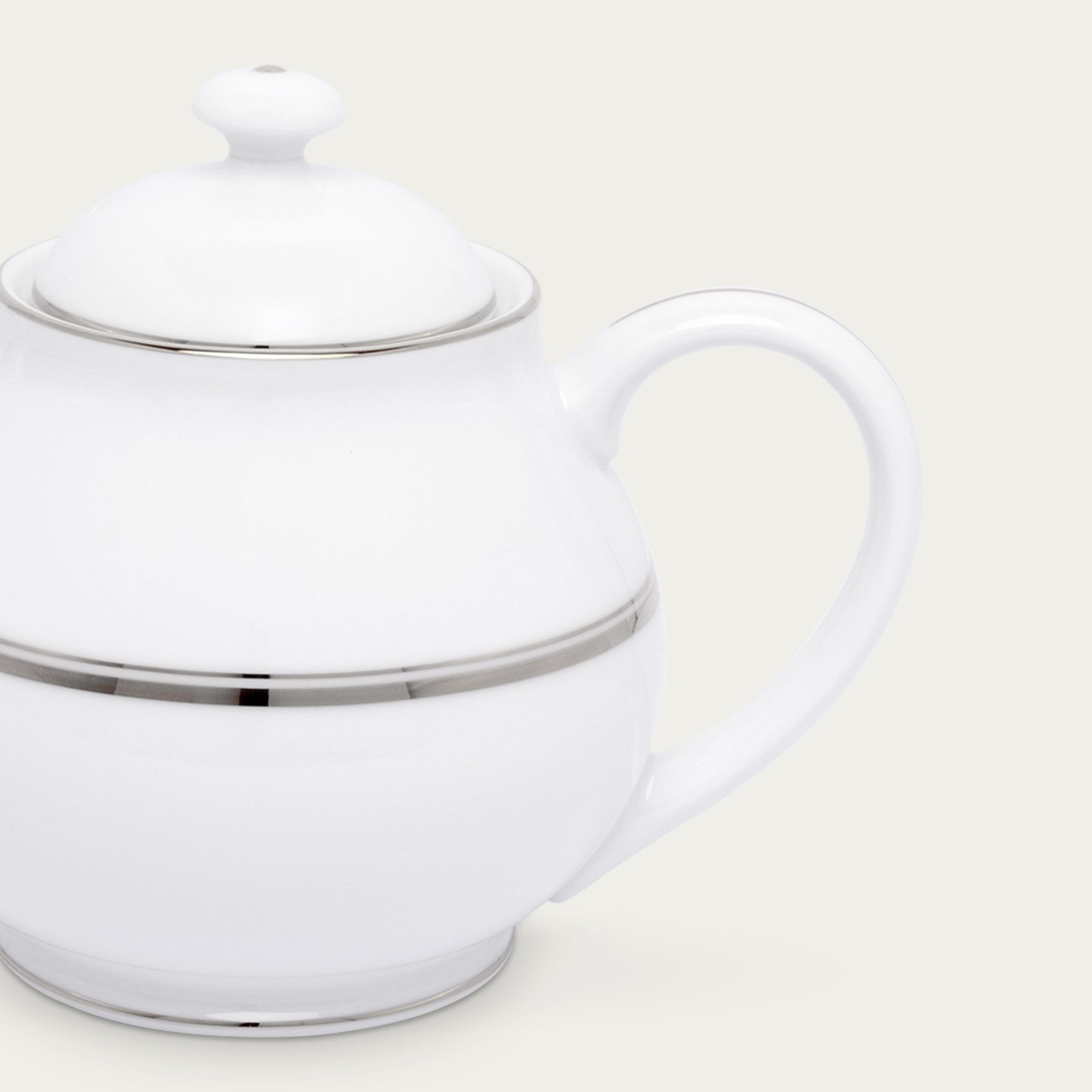  Ấm trà (bình trà) nhỏ dung tích 780ml sứ trắng | Galaxy L554L - 91160 