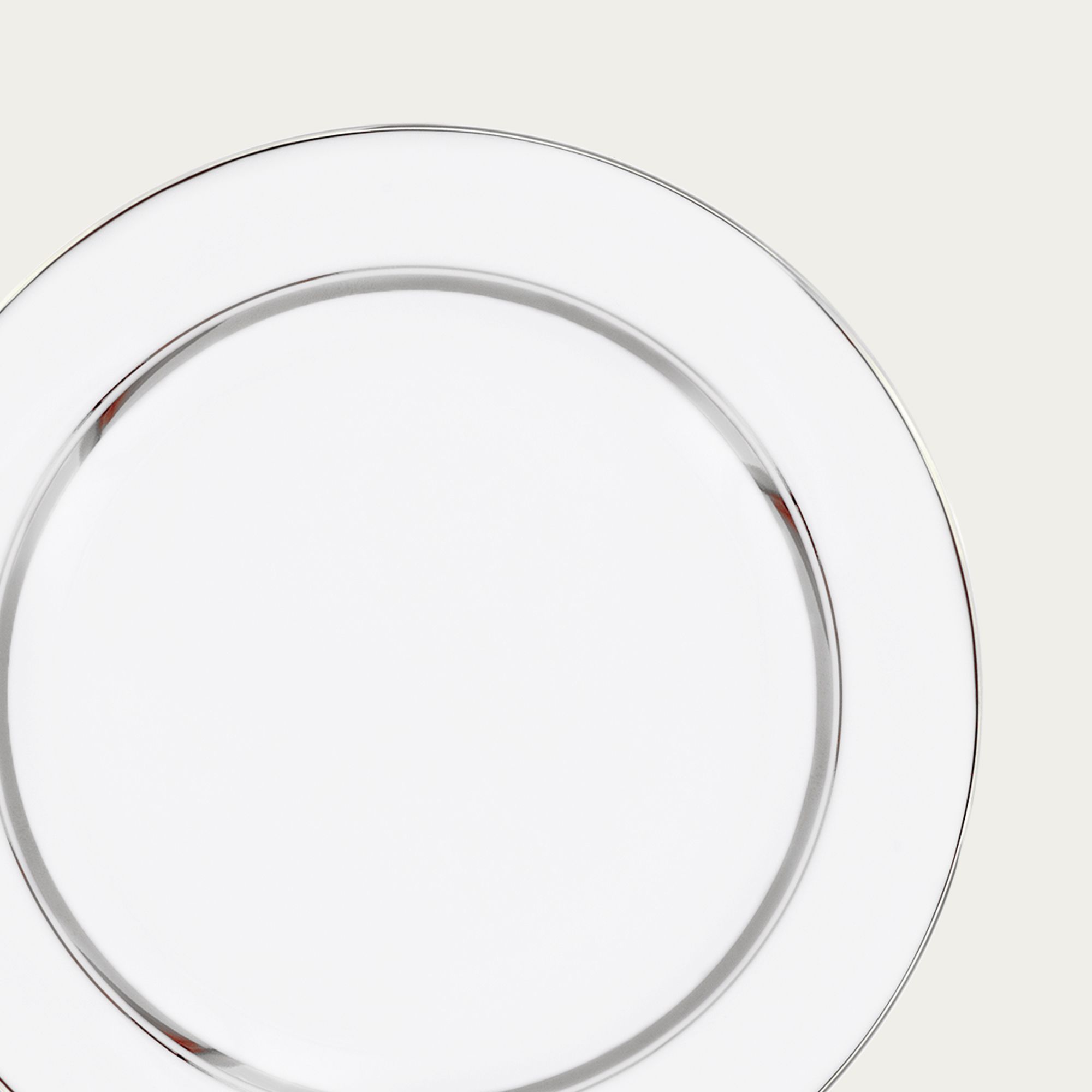  Đĩa tròn cỡ vừa (loại đặc biệt) đường kính 23,1cm sứ trắng | Galaxy L554L - 91316 