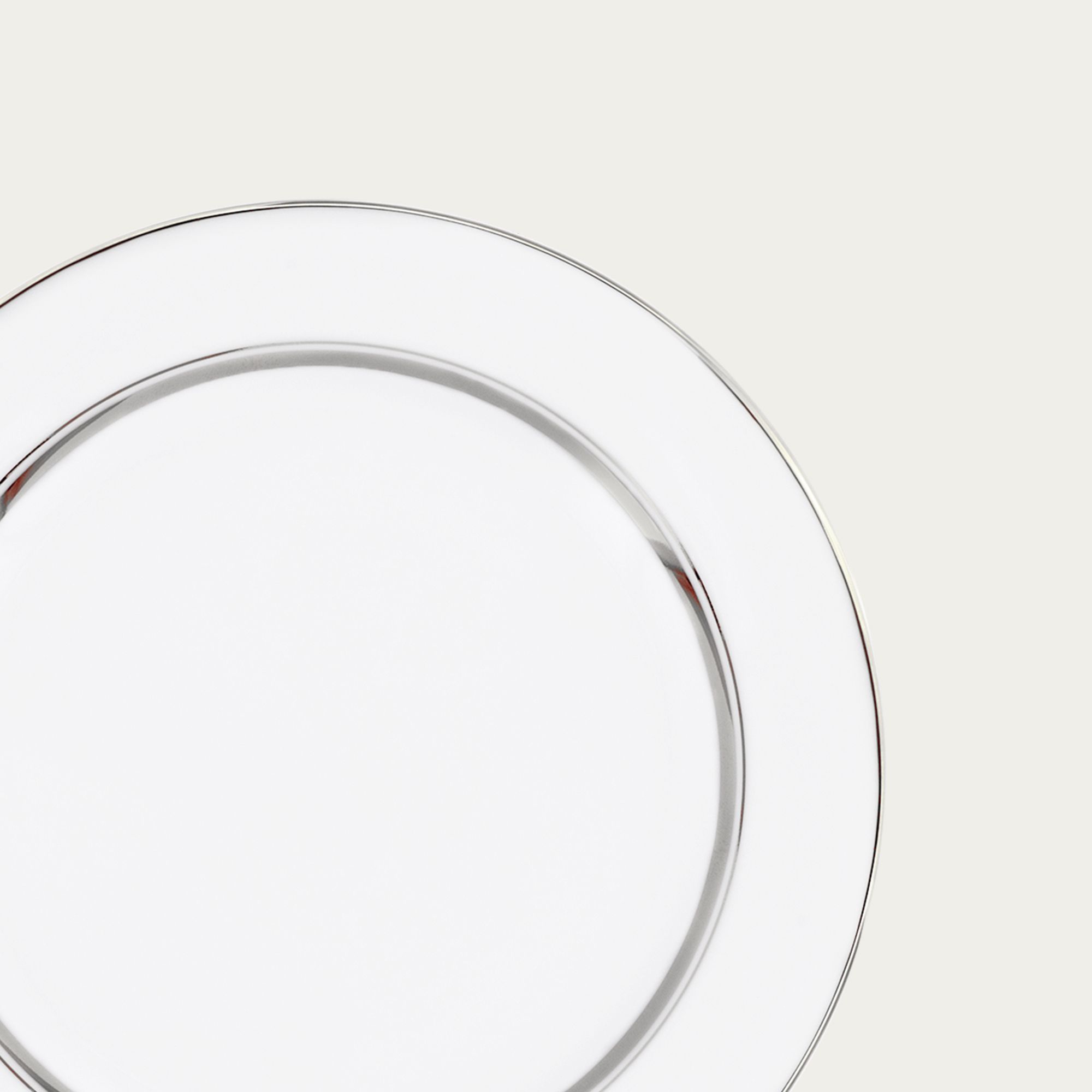  Đĩa tròn cỡ vừa đường kính 21,1cm sứ trắng | Galaxy L554L - 91311 