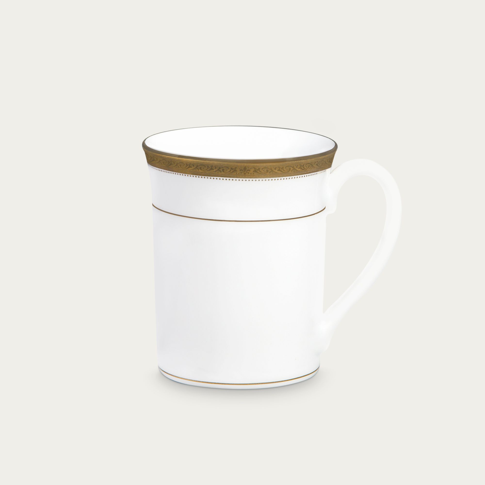  Cốc (ly) uống nước, cà phê dung tích 310ml sứ trắng | Majestic Vase M-163L - T91332K 