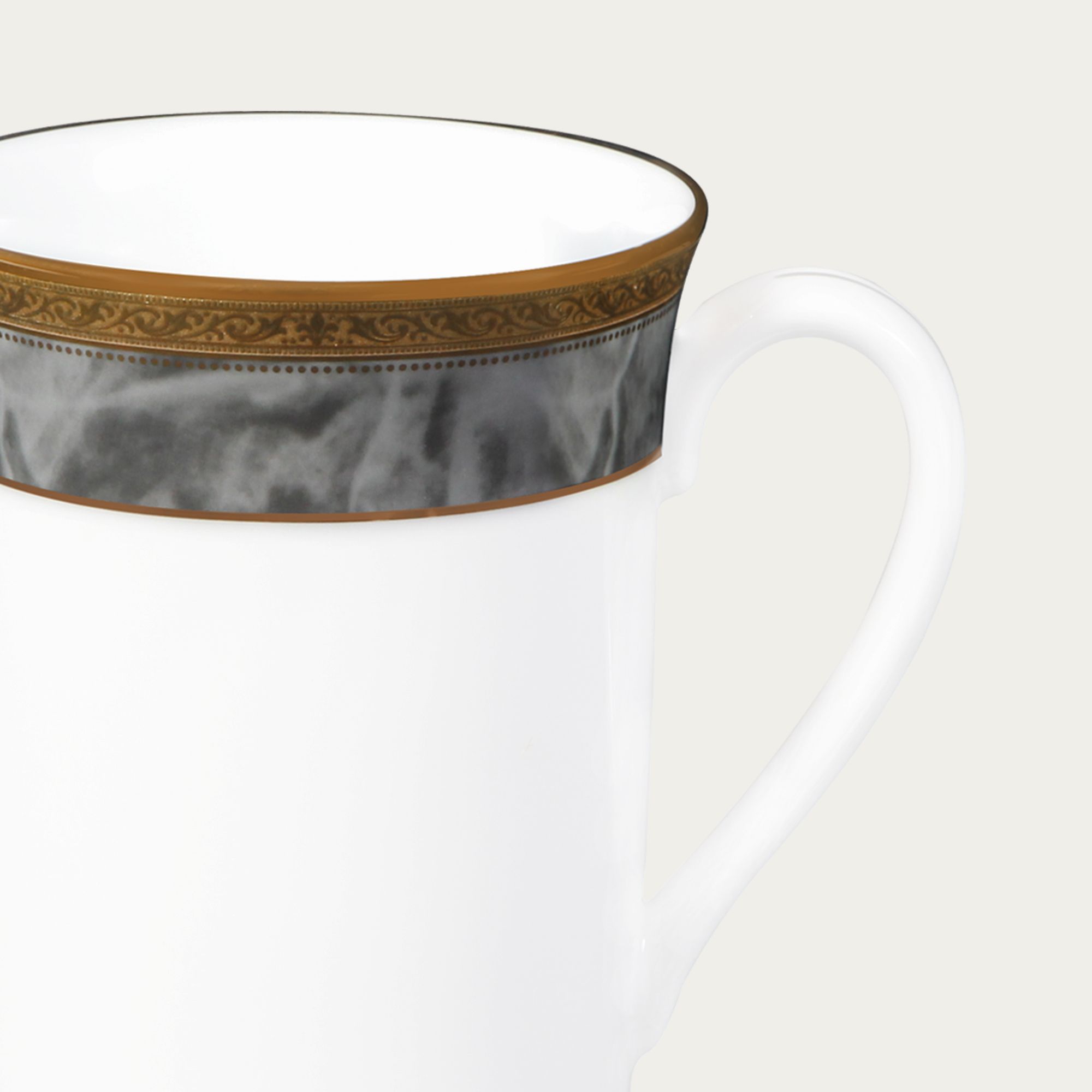  Cốc (ly) uống nước, cà phê dung tích 310ml sứ trắng | Majestic Vase M-167L - T91332K 