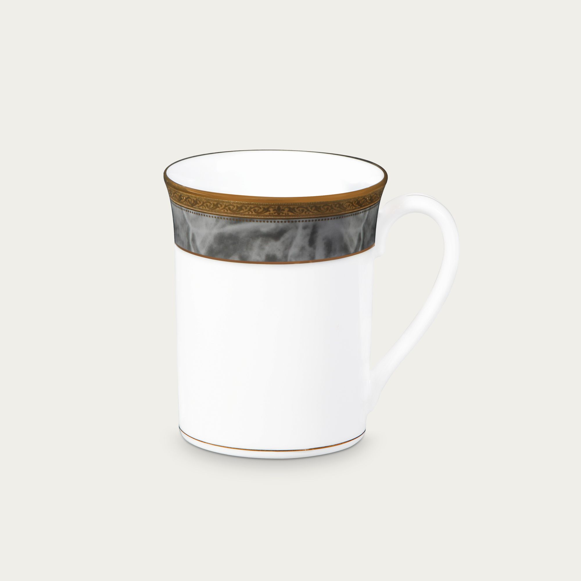 Cốc (ly) uống nước, cà phê dung tích 310ml sứ trắng | Majestic Vase M-167L - T91332K 