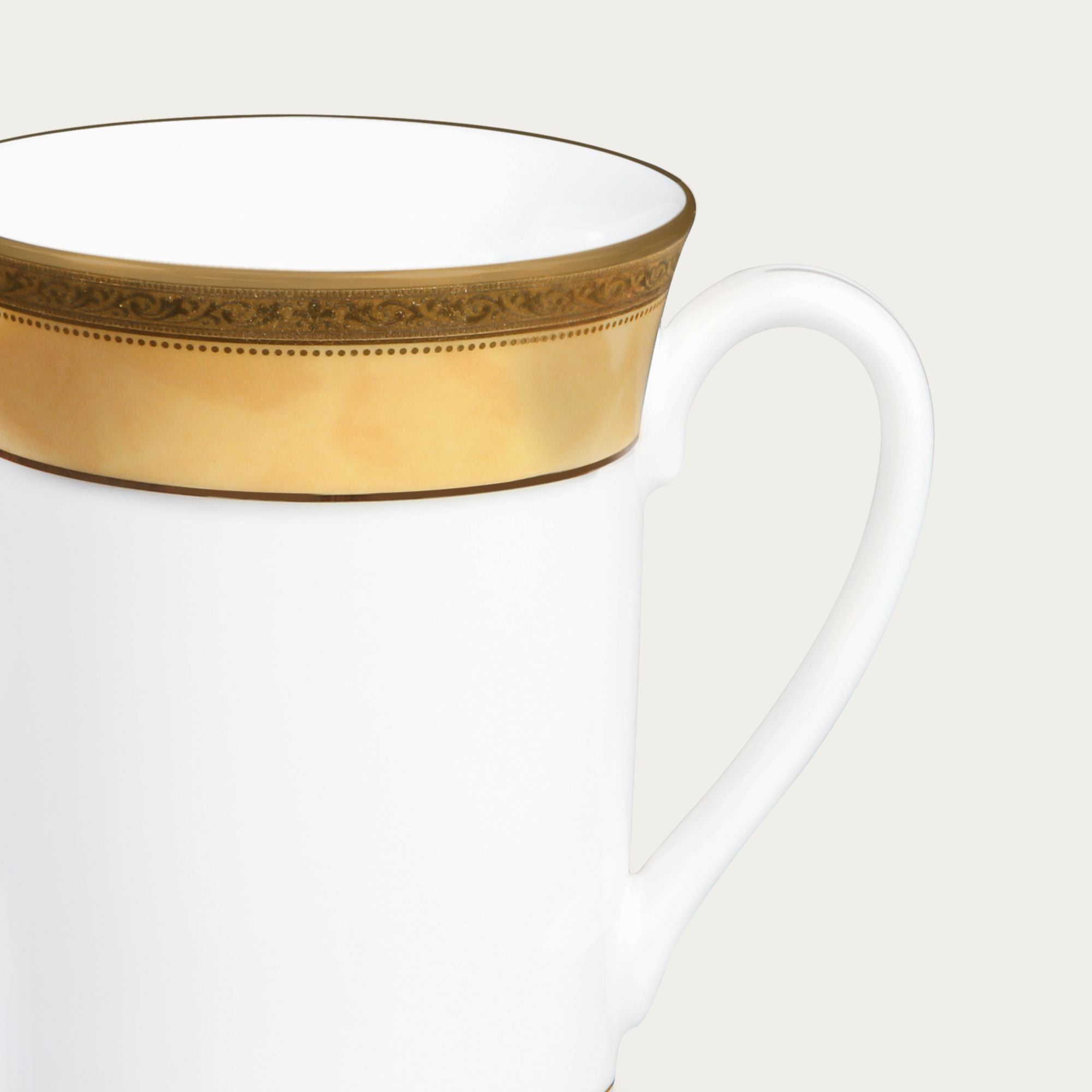  Cốc (ly) uống nước, cà phê dung tích 310ml sứ trắng | Majestic Vase M-168L - T91332K 