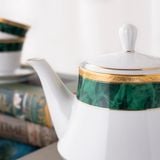  Bộ ấm chén uống trà 15 món | MAJESTIC GREEN  M-164L-T017A 