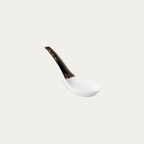  Thìa sứ (muỗng sứ) dài 13,3cm sứ xương Nhật Bản | Evening Majesty 4818J - 50130 