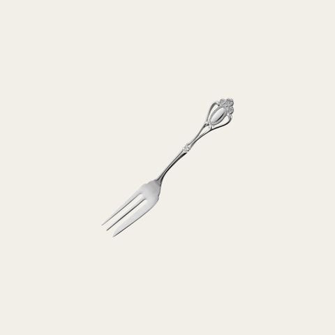  Nĩa bánh ngọt mạ bạc (Nickel silver) dài 14,4cm | Noritake Christine 71N - 23Y 