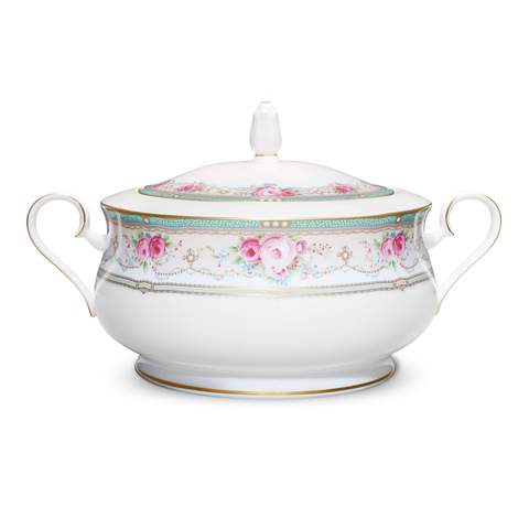  Âu cơm (thố cơm) có nắp dung tích 2.400ml sứ xương | Palace Rose 4863L - 97229 