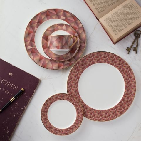  Đĩa tròn cỡ lớn đường kính 28,1cm sứ xương | Splendid Umber 4970L - 97320 
