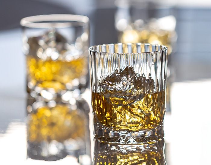  Ly pha lê rock glass Nhật Bản Hakuro dung tích 370ml | Kagami Crystal T429 - 2994 