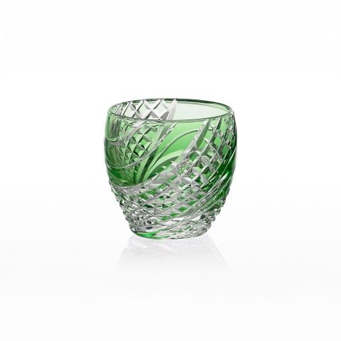  Ly pha lê sake Edo Kiriko “Fish scales strip