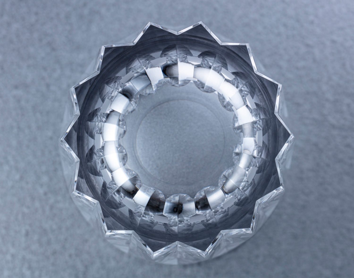  Ly (cốc) pha lê highball họa tiết Azekura dung tích 390ml | Kagami Crystal T726 - 312 