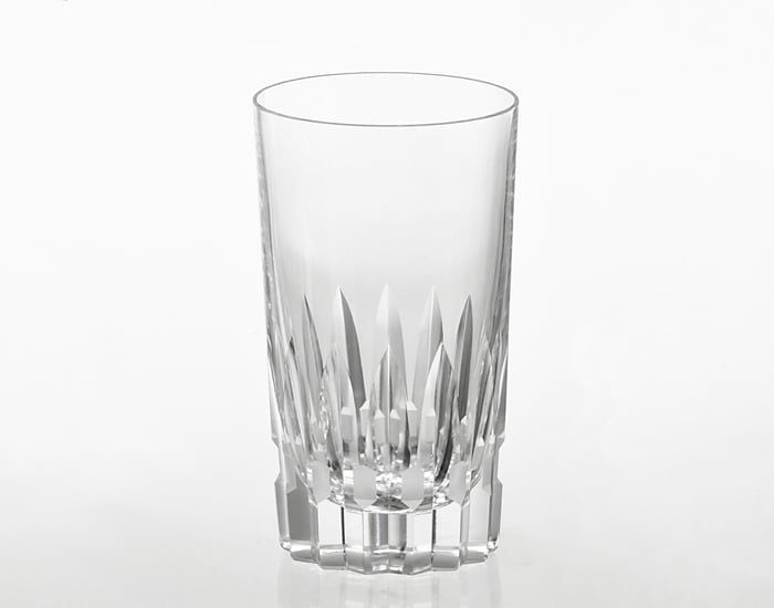  Ly (cốc) pha lê highball họa tiết Azekura dung tích 390ml | Kagami Crystal T726 - 312 