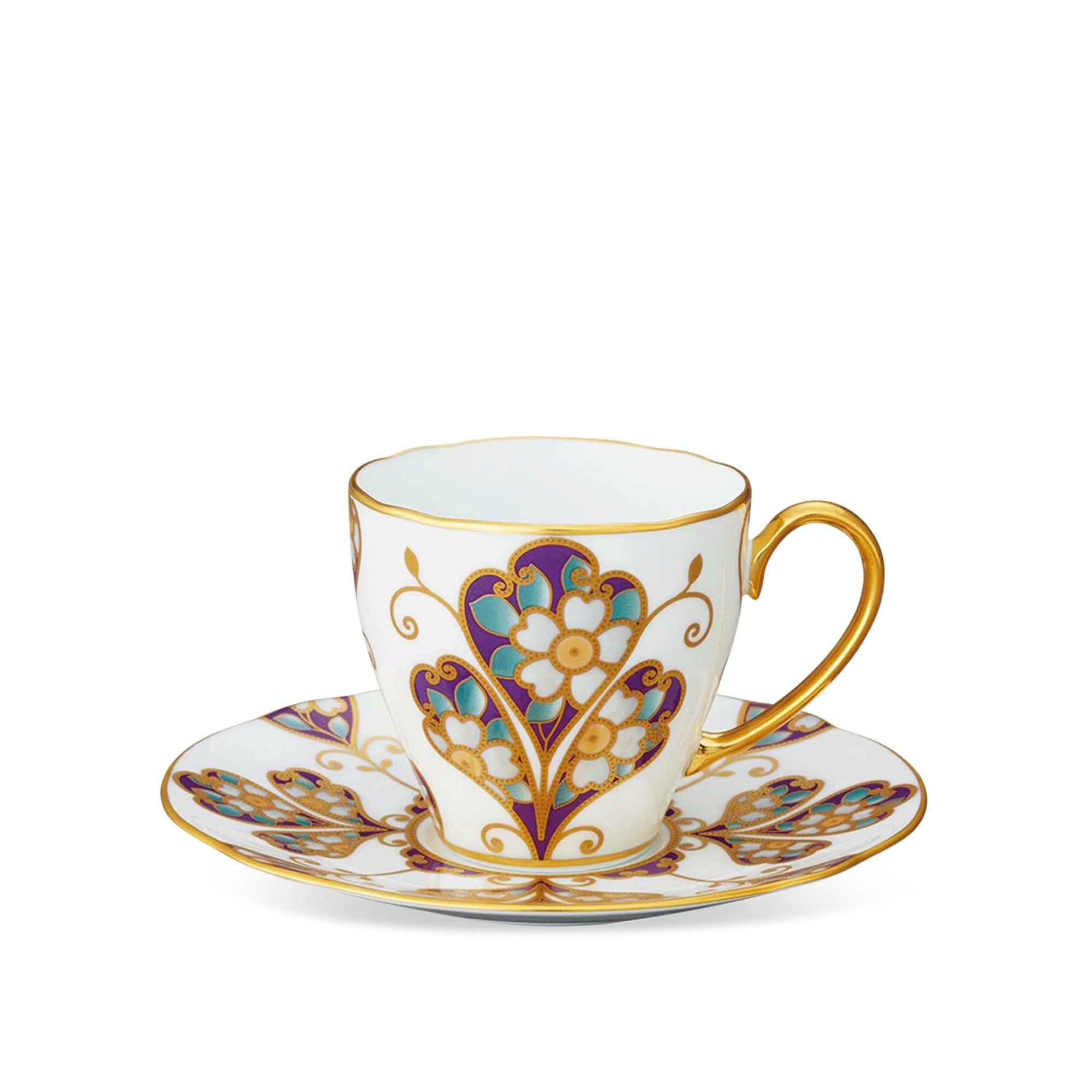  Chén trà (tách cà phê) dung tích 160ml kèm đĩa lót sứ trắng cao cấp | The Homage Collection H-771J - T2403 