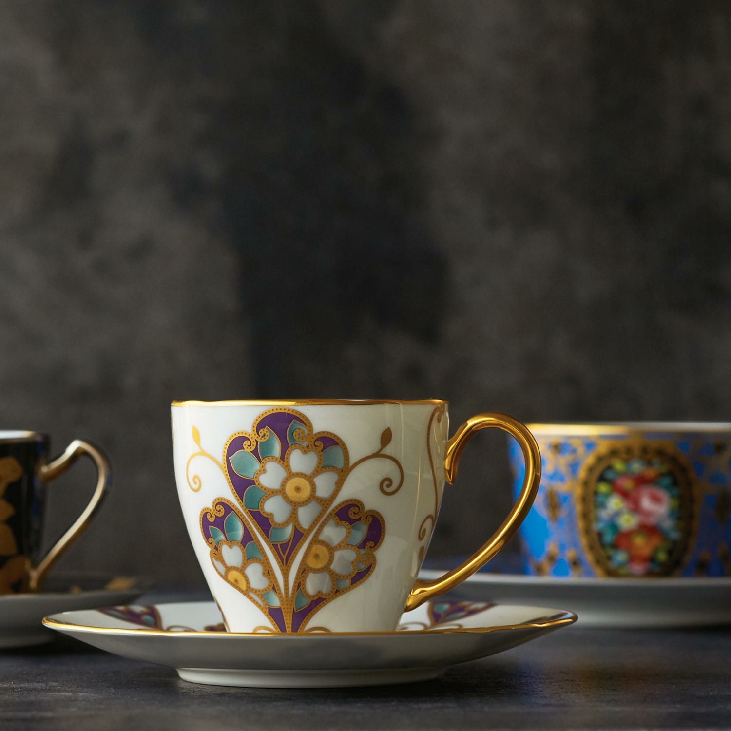  Chén trà (tách cà phê) dung tích 160ml kèm đĩa lót sứ trắng cao cấp | The Homage Collection H-771J - T2403 