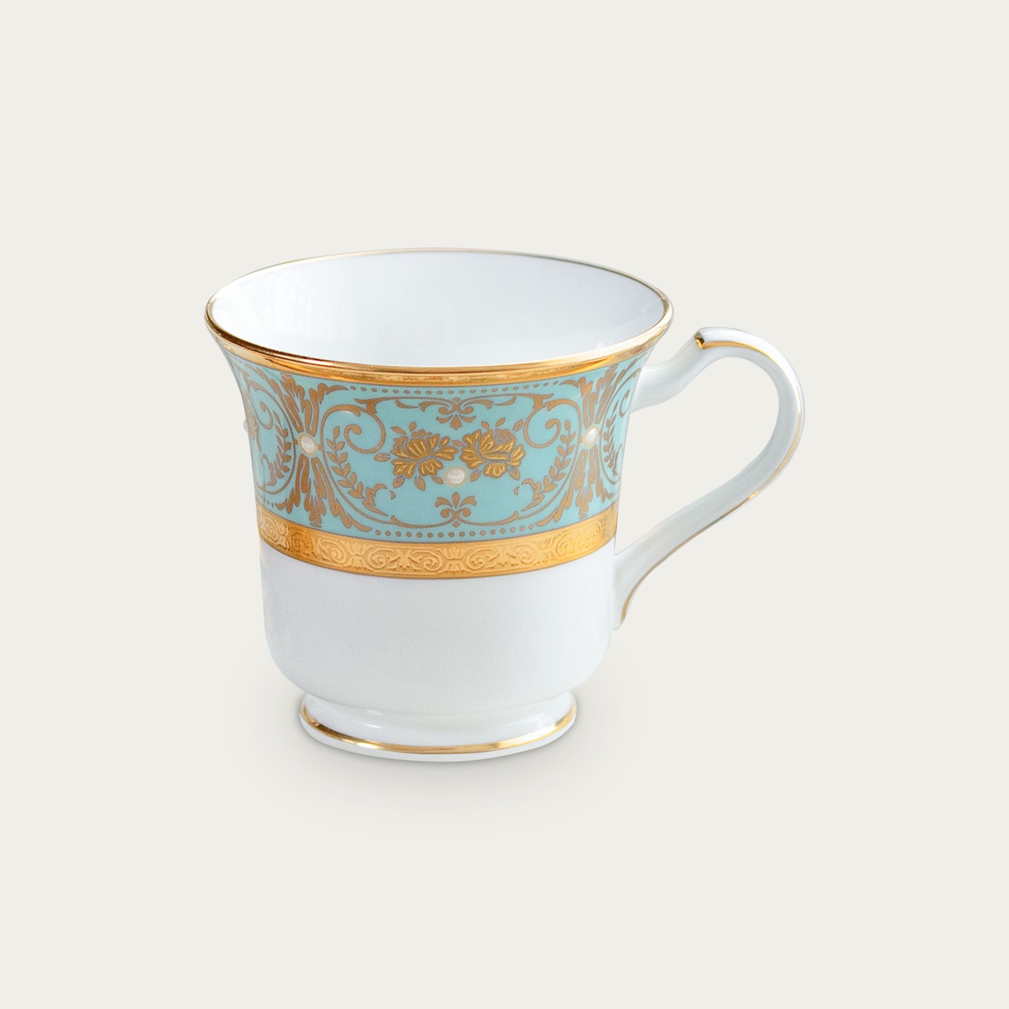  Chén trà (tách trà) 220ml sứ xương Nhật Bản | Georgian Turquoise 4857J-59589C 