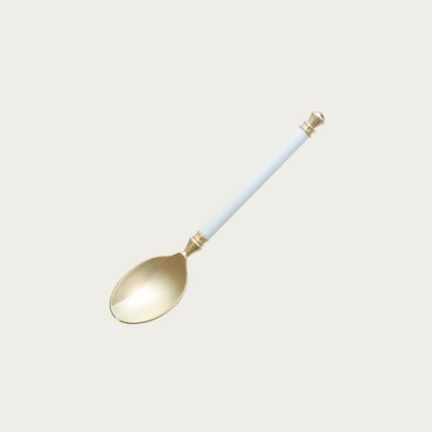  Thìa trà cán sứ màu trắng | Noritake ALH2 - 12Y 