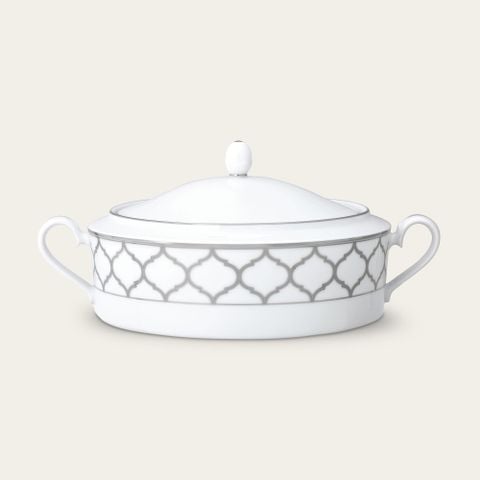  Âu cơm (thố cơm) có nắp dung tích 1.720ml sứ trắng | Eternal Palace 1717L - 91029 