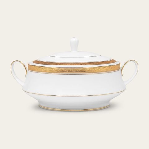  Âu cơm (thố cơm) có nắp dung tích 1.800ml sứ trắng | Crestwood Gold 4167L - 91129 
