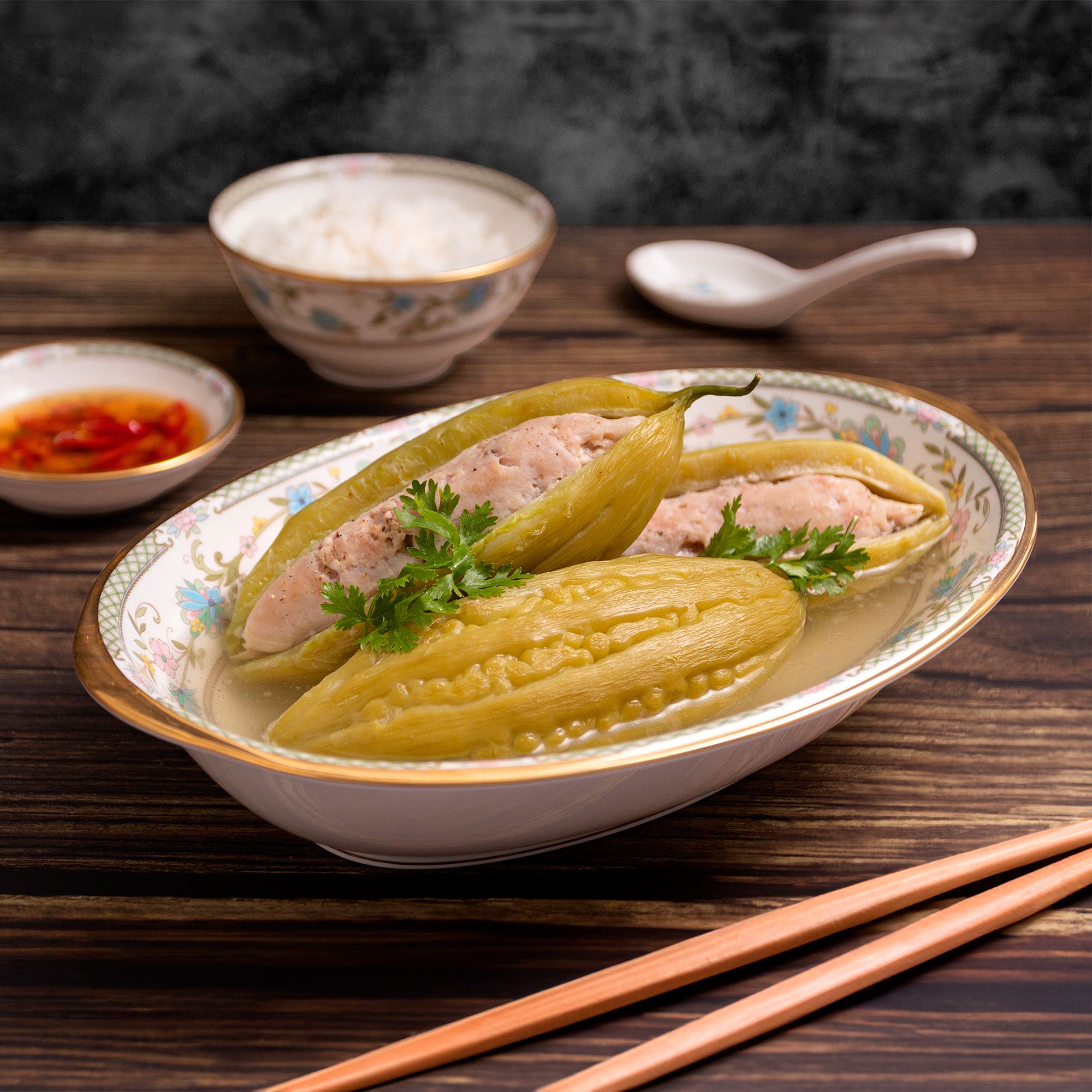  Bộ bát đĩa ăn châu Á đầy đủ 38 món (cho 6 người) sứ xương Nhật Bản | Yoshino 9983J - D038AA 