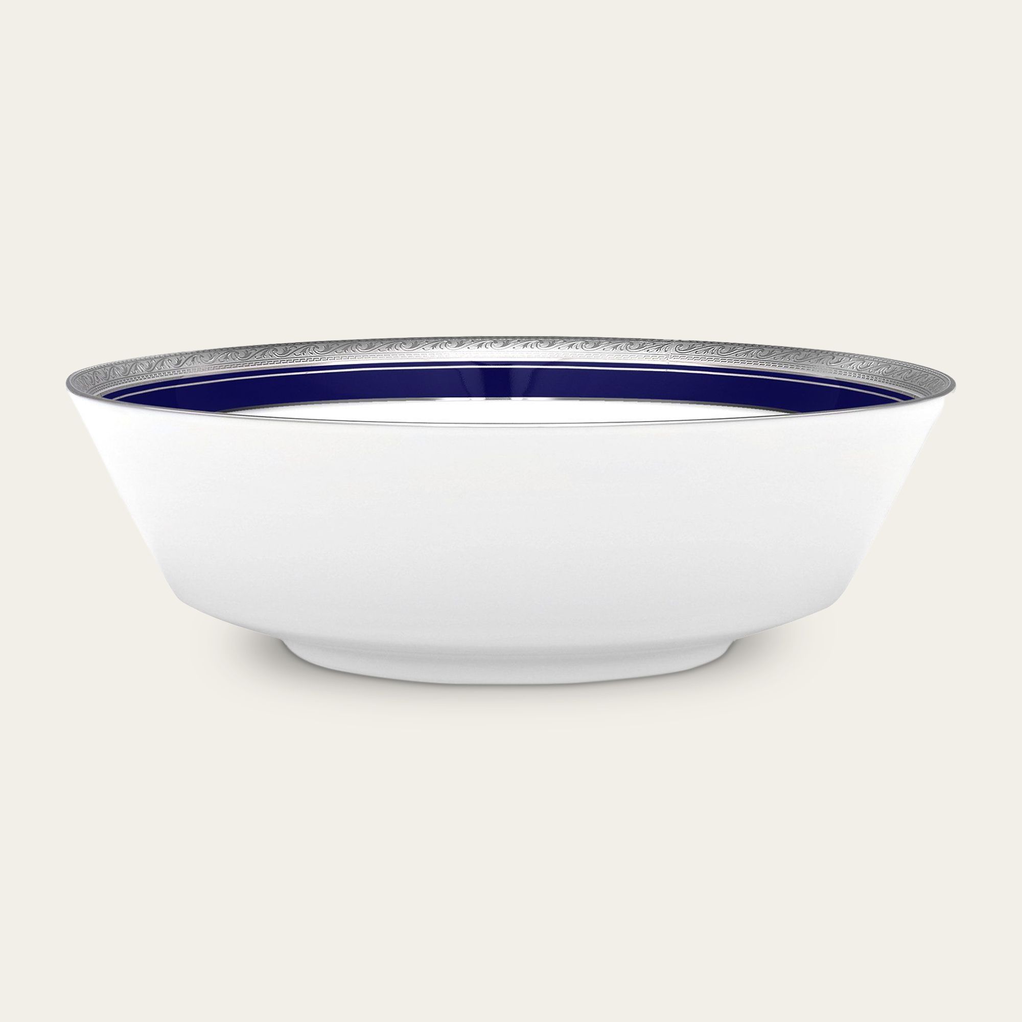  Bát canh (tô canh) tròn 22,7cm dung tích 1.600ml sứ trắng | Crestwood Cobalt Platinum 4170L - 91908 