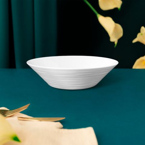  Bát (tô) tròn đường kính 24,6cm dung tích 1.400ml sứ xương | Conjunto 4943L - 93910 