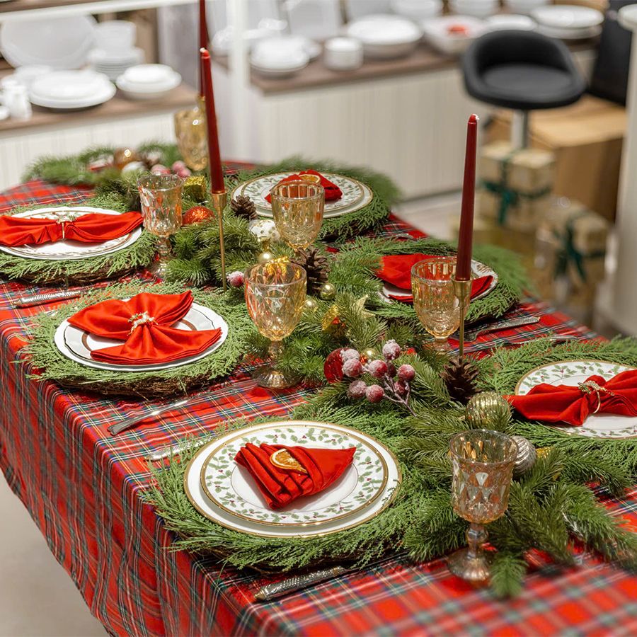  Đĩa tròn cỡ vừa (loại đặc biệt Holiday) đường kính 23,4cm sứ xương | Rochelle Gold 4796-2L - 97216 