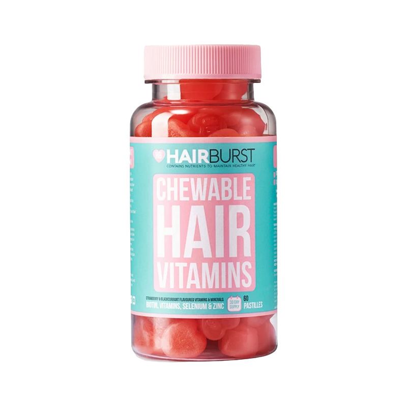  Kẹo dẻo vitamin nuôi dưỡng tóc HairBurst Chewable Hair Vitamins 60 viên (UK - Anh Quốc) 
