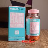  Kẹo dẻo vitamin nuôi dưỡng tóc HairBurst Chewable Hair Vitamins 60 viên (UK - Anh Quốc) 